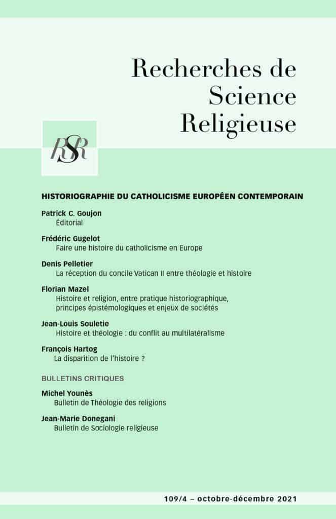 Historiographie du catholicisme européen contemporain