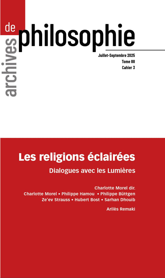 Les religions éclairées. Dialogues avec les Lumières