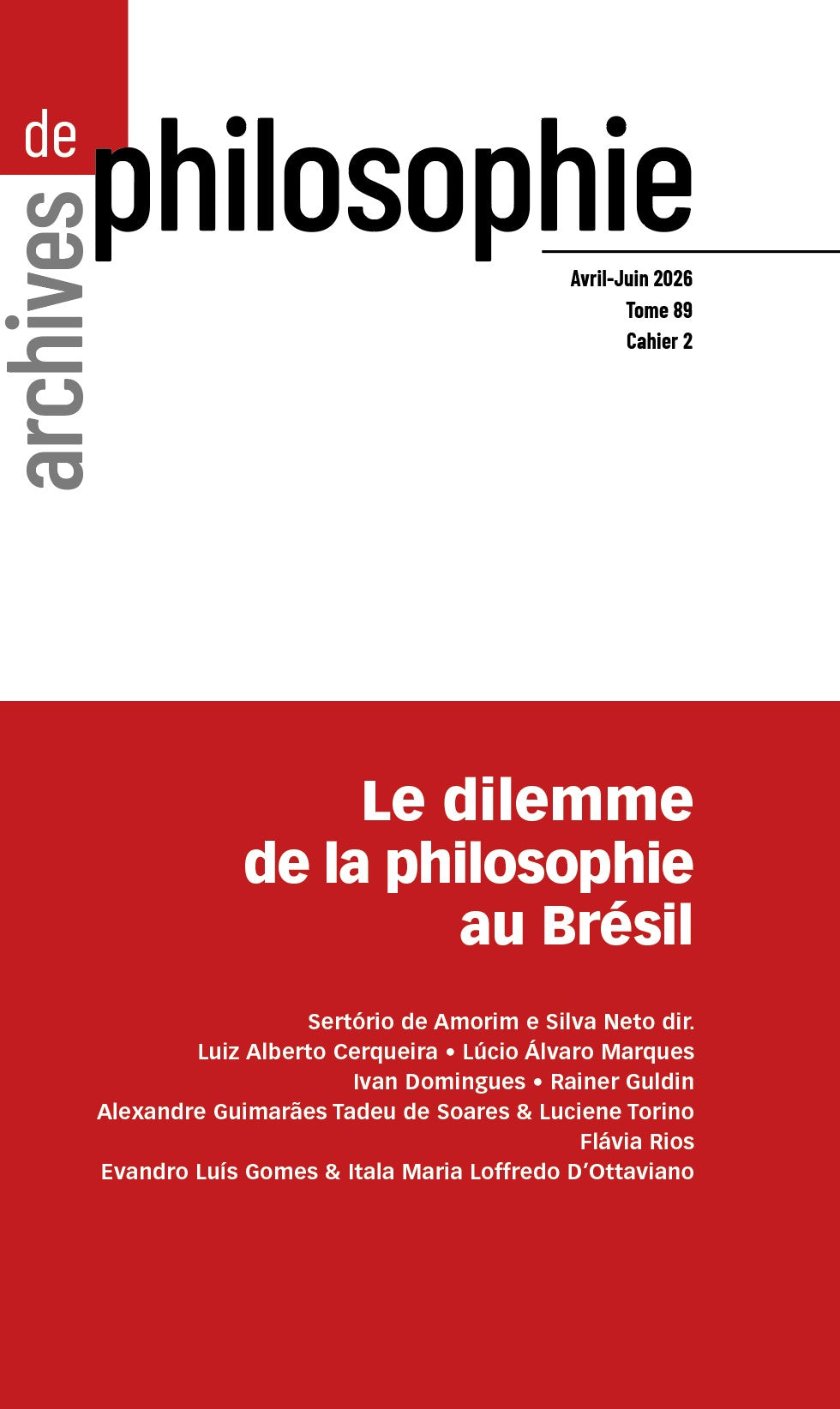 Le dilemme de la philosophie au Brésil