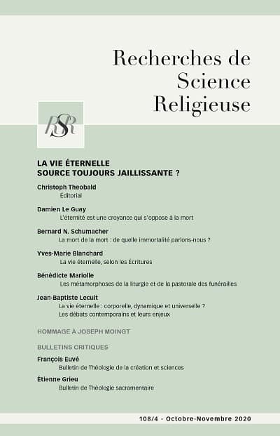 La vie éternelle, source toujours jaillissante ?