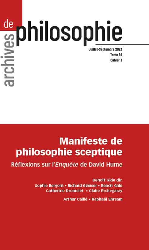 Manifeste de philosophie sceptique